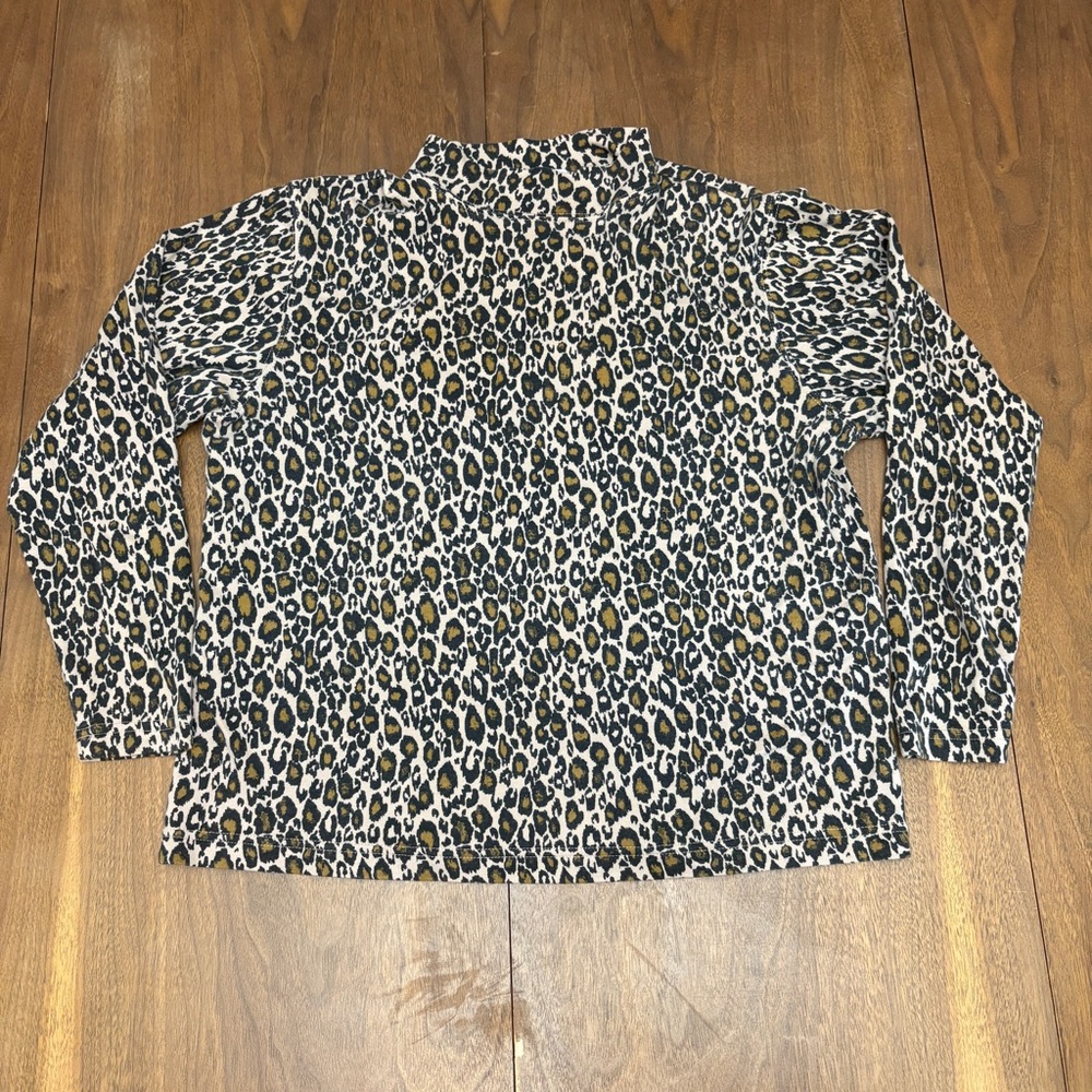 Westbound Leopard Print Top - Black, Brown, Tan